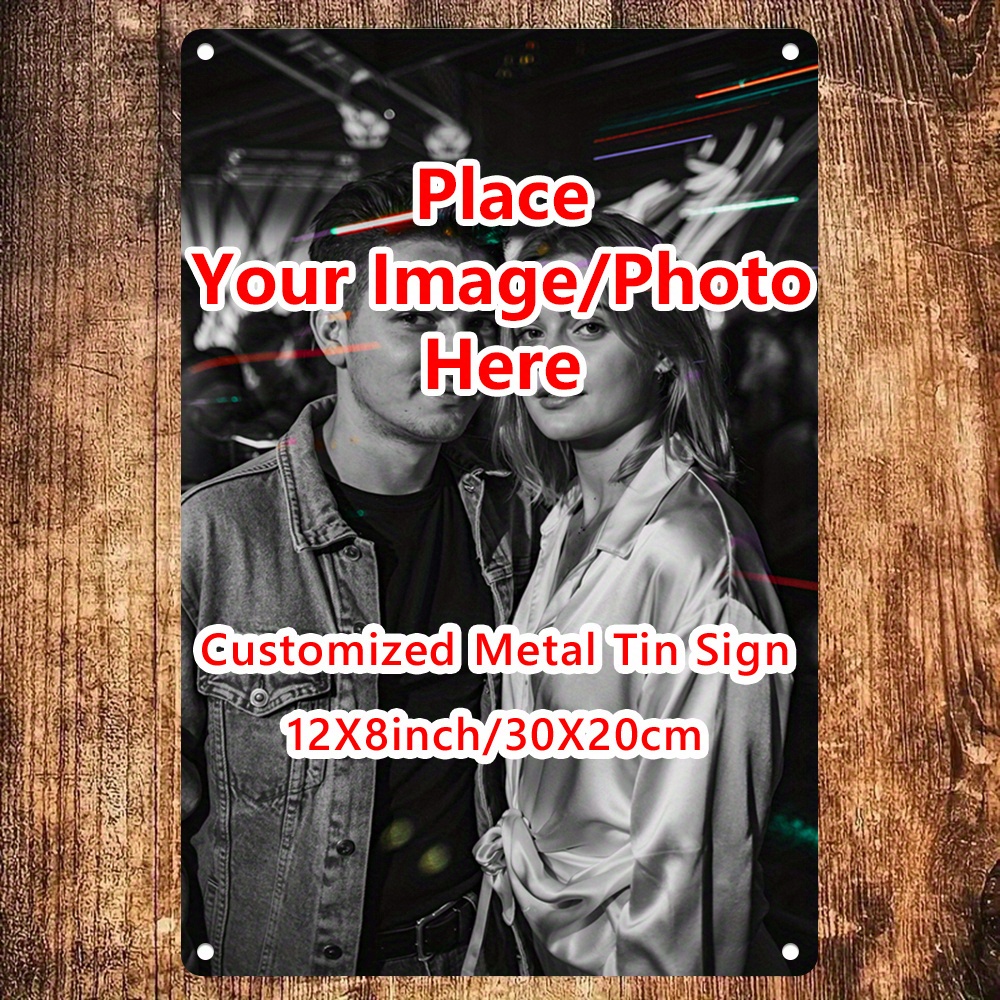Home Decor Logo - Personalized Custom Metal Tin Sign -