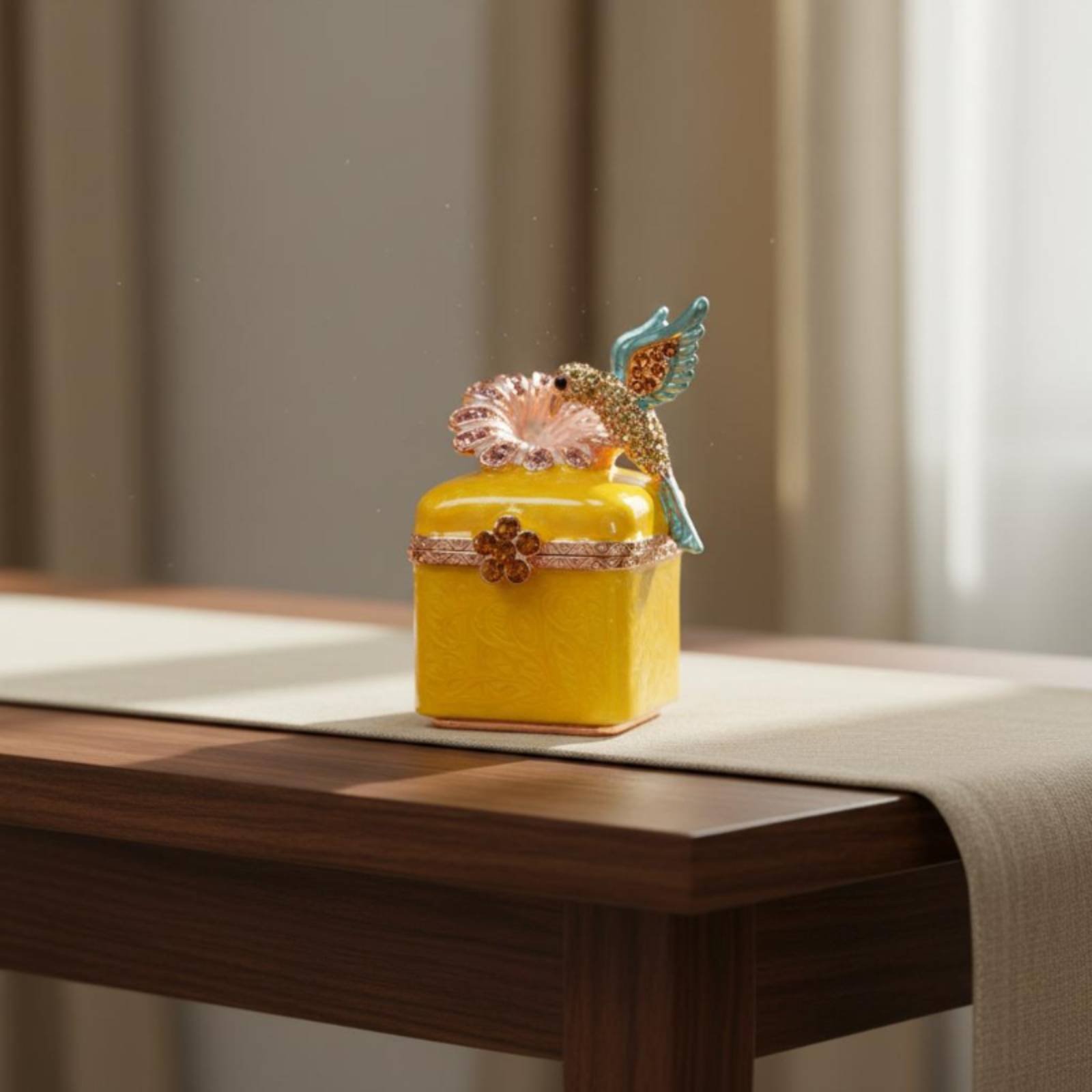 Vanity Home Decor - Miniature Miniature Avian Jewelry Holder Vintage