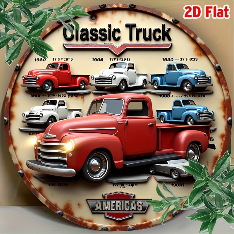 Home Decor Manufacturers - Round Metal Tin Sign Wall Decor