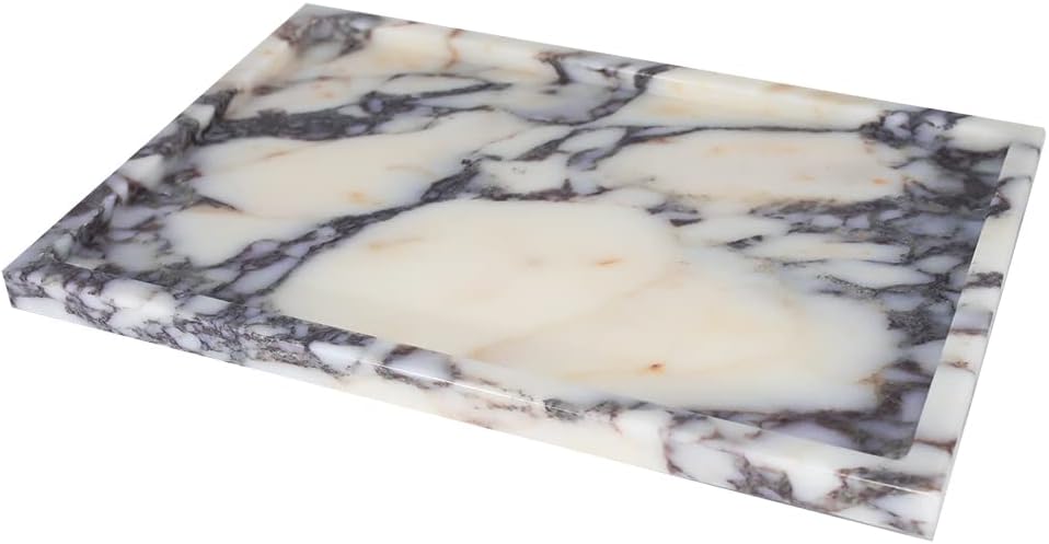 Vanity Home Decor - Natural Marble Vanity Tray - Jewelry