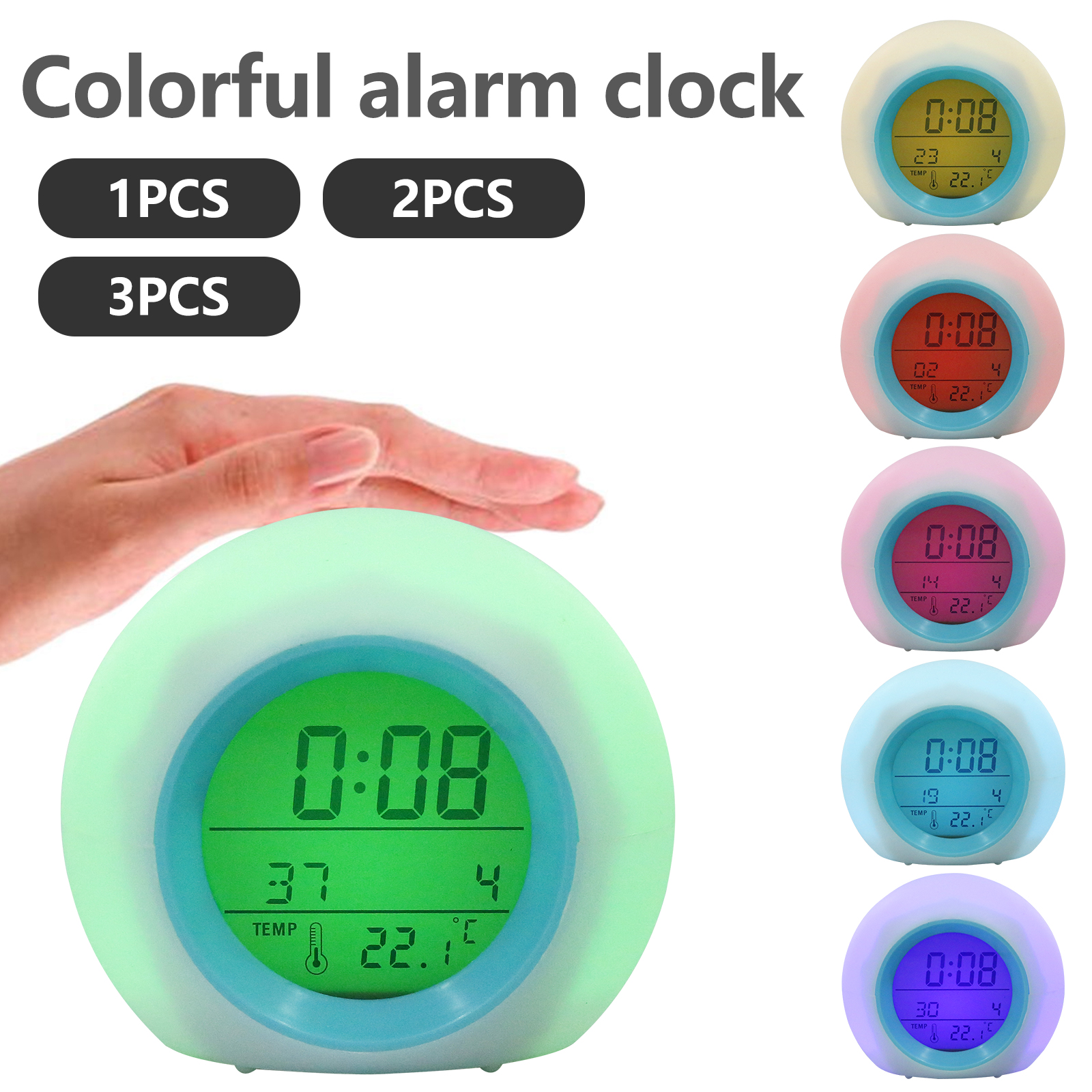 Vintage Alarm Clock - Kids Digital Alarm Clock LED Music