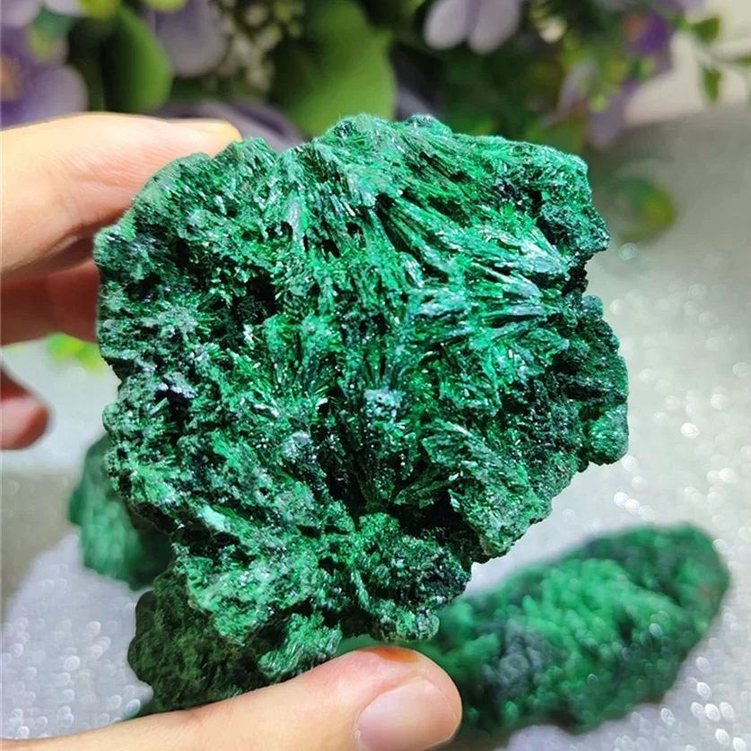 Home Decor Modern Organic - Wholesale natural rough malachite raw stone