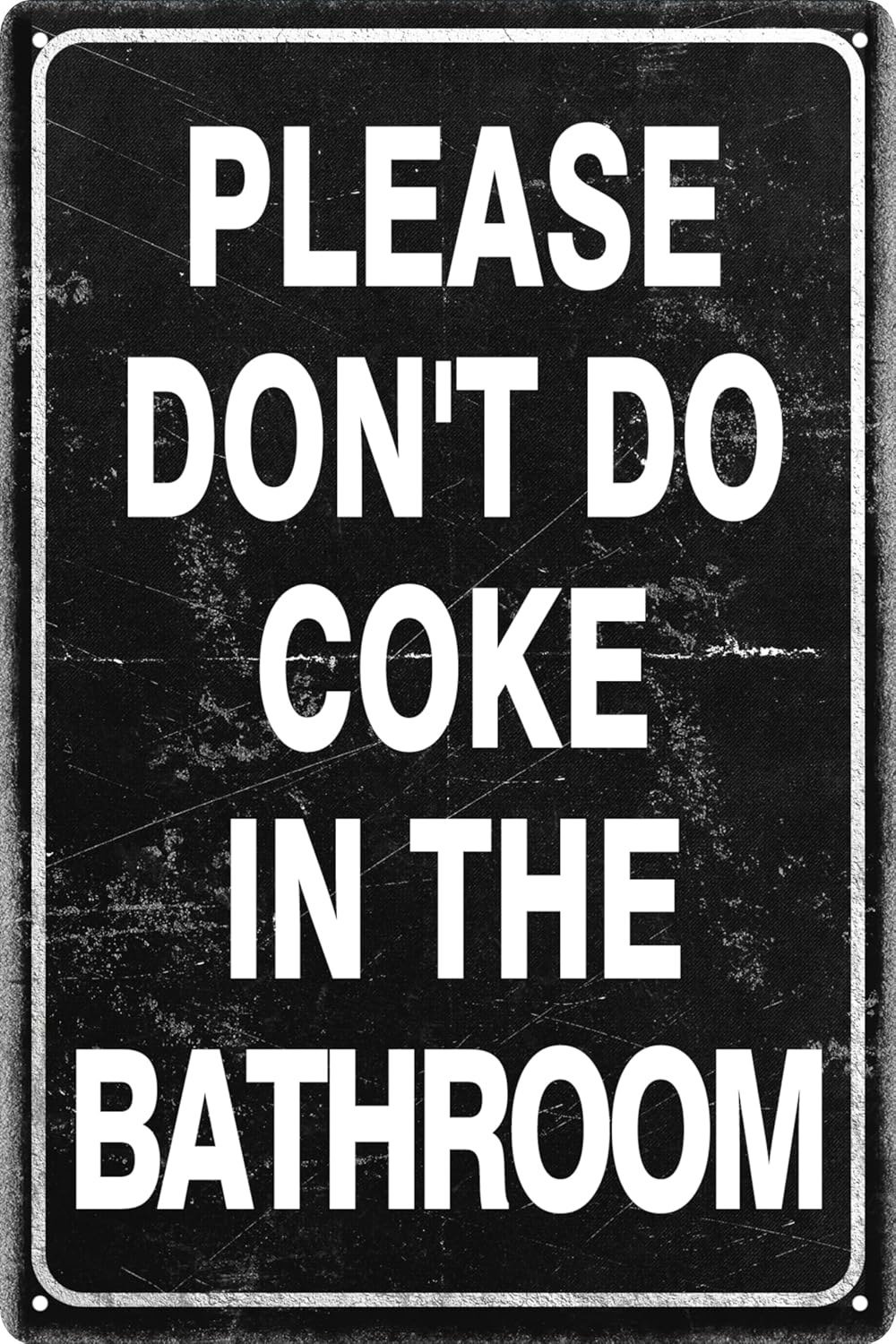 Home Decor Gothic - Vintage Tin Sign Retro Metal Funny