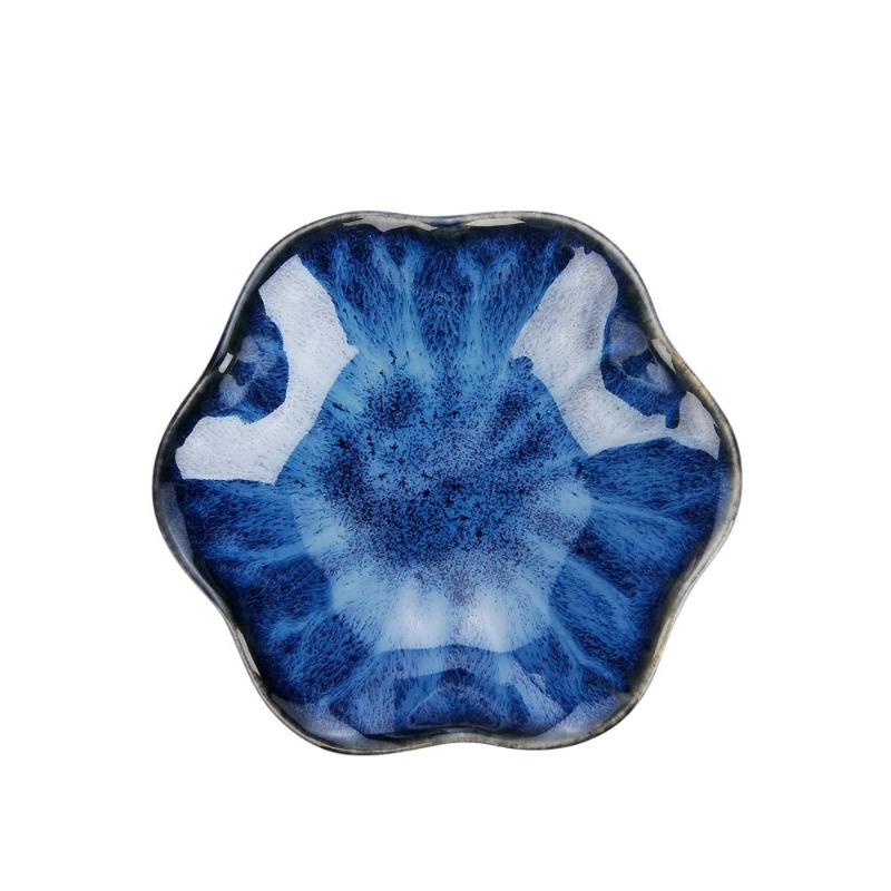 Ceramic Trinket Dish - Durable Ceramic Lotus Leaf Decorative Tray
