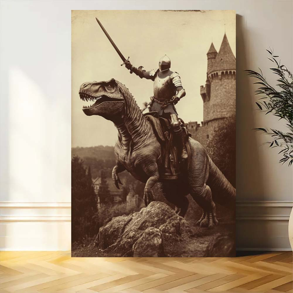 1pc Dinosaur Knight Art Gothic – обзор и цена Home Decor Gothic
