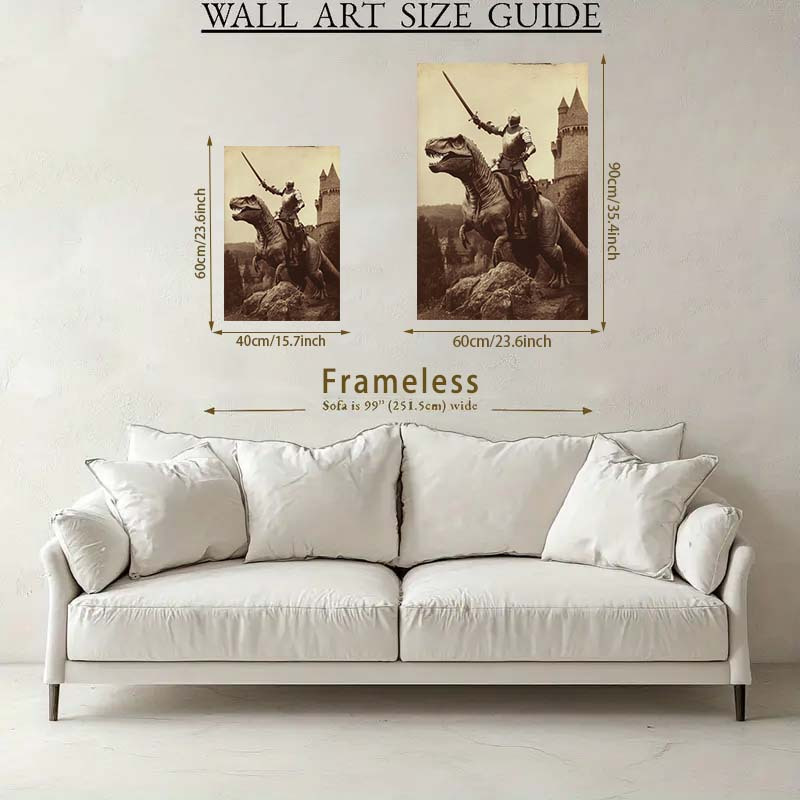 1pc Dinosaur Knight Art Gothic – обзор и цена Home Decor Gothic