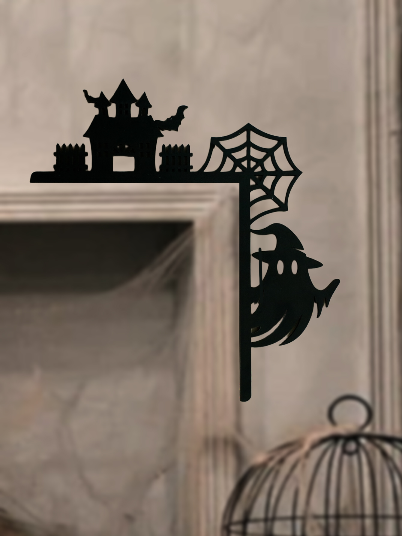 Wooden Halloween Door Corner D – обзор и цена Home Decor Gothic