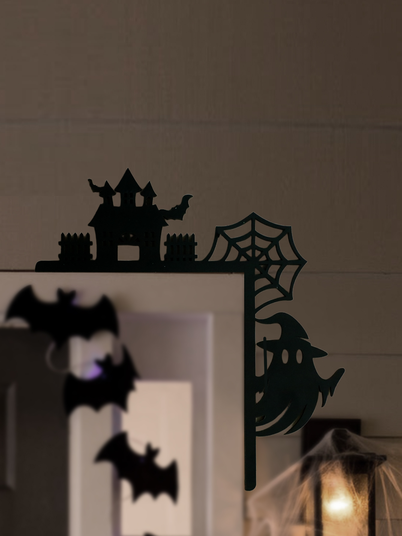 Wooden Halloween Door Corner D – обзор и цена Home Decor Gothic