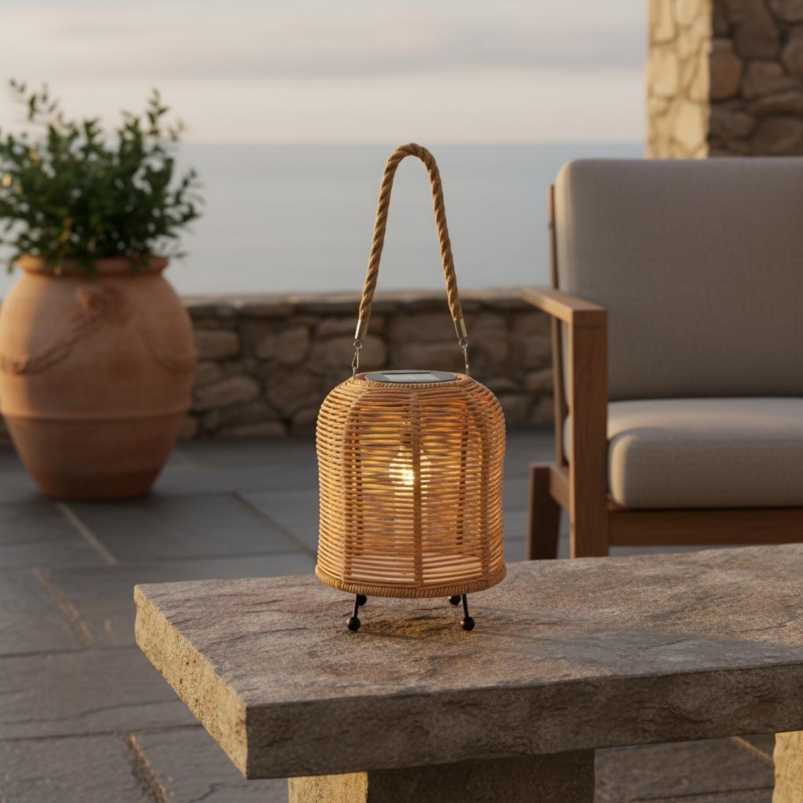Handwoven Solar Lantern Braide – обзор и цена Home Decor Rattan