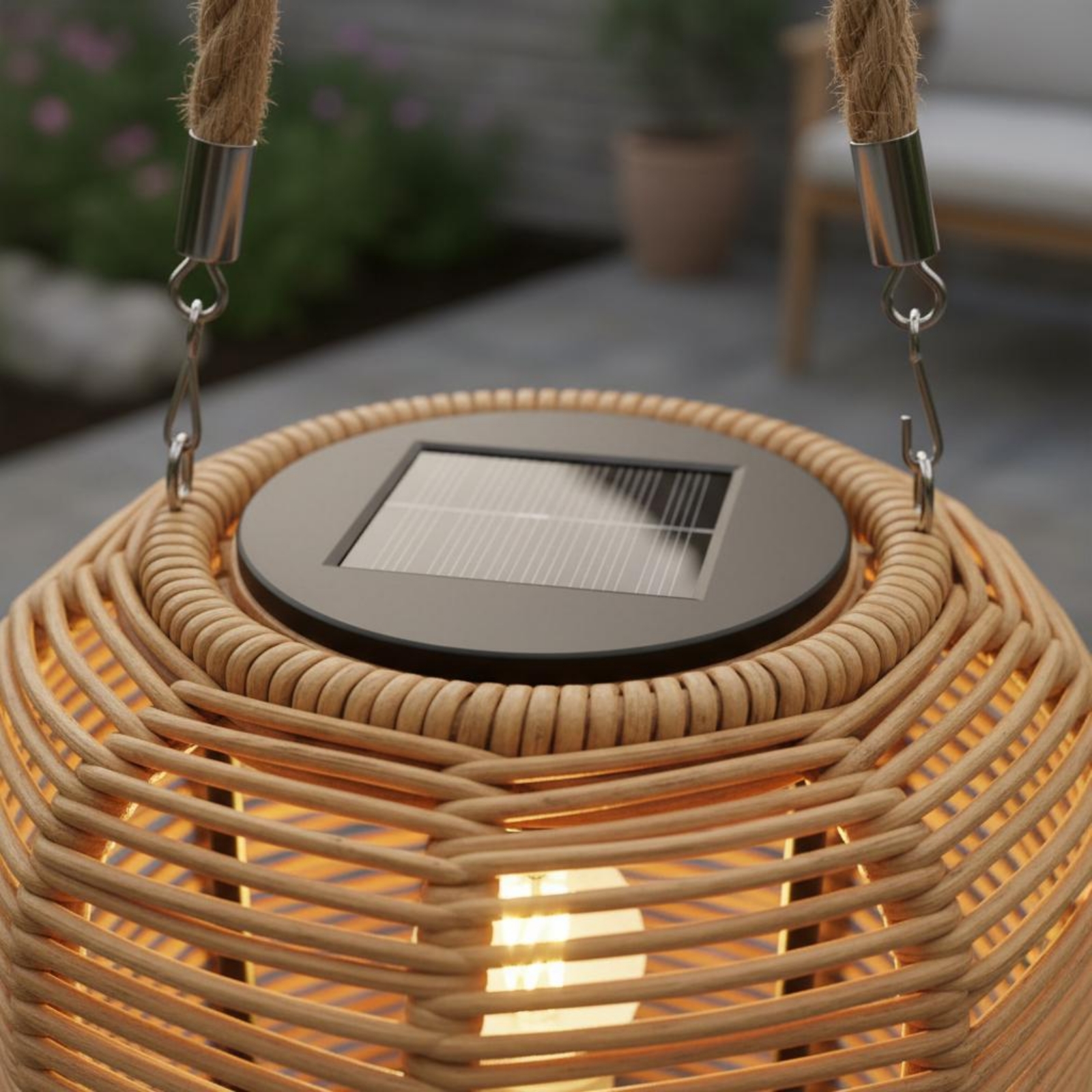 Handwoven Solar Lantern Braide – обзор и цена Home Decor Rattan