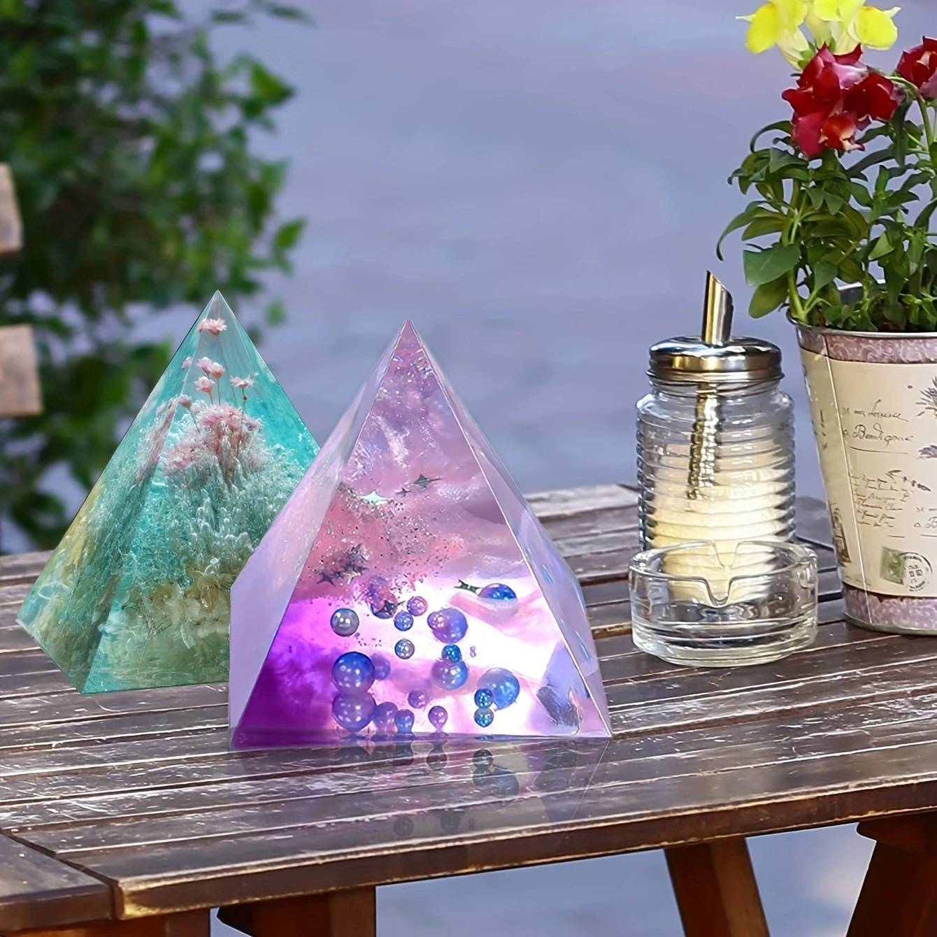 5pc- Pyramid resin molds of va – обзор и цена Home Decor Manufacturers