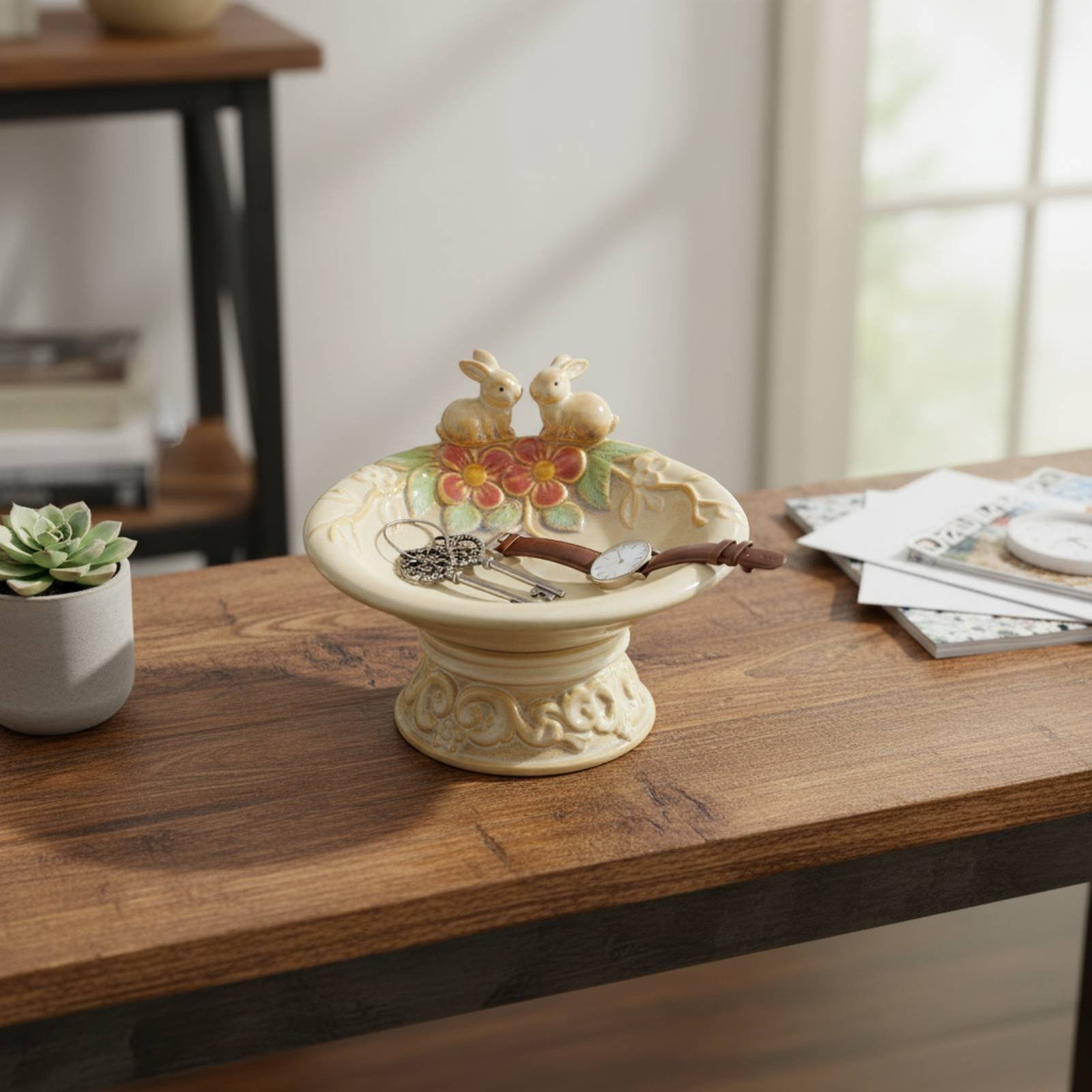 Pedestal Avian Trinket Tray Mu – обзор и цена Ceramic Trinket Dish