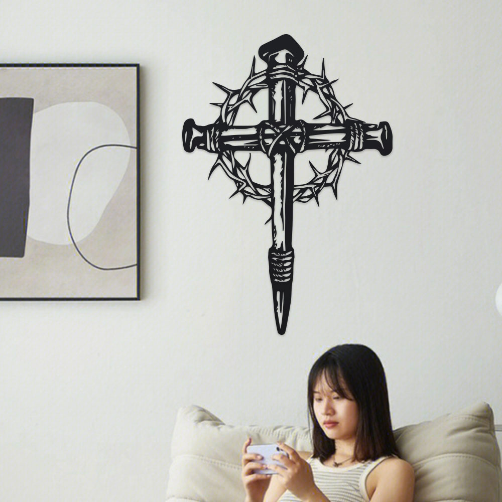 Gothic Metal Cross Wall Art wi – обзор и цена Home Decor Gothic