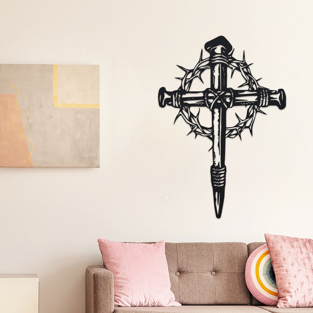 Gothic Metal Cross Wall Art wi – обзор и цена Home Decor Gothic