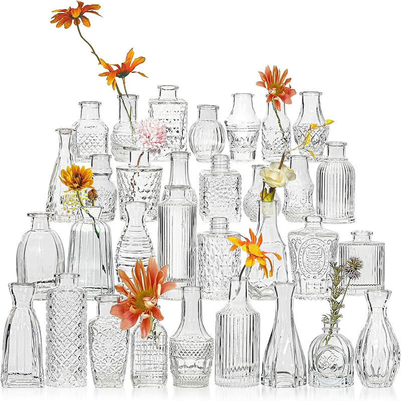 Nordic Embossed Transparent Gl – обзор и цена Glass Vase Nordic