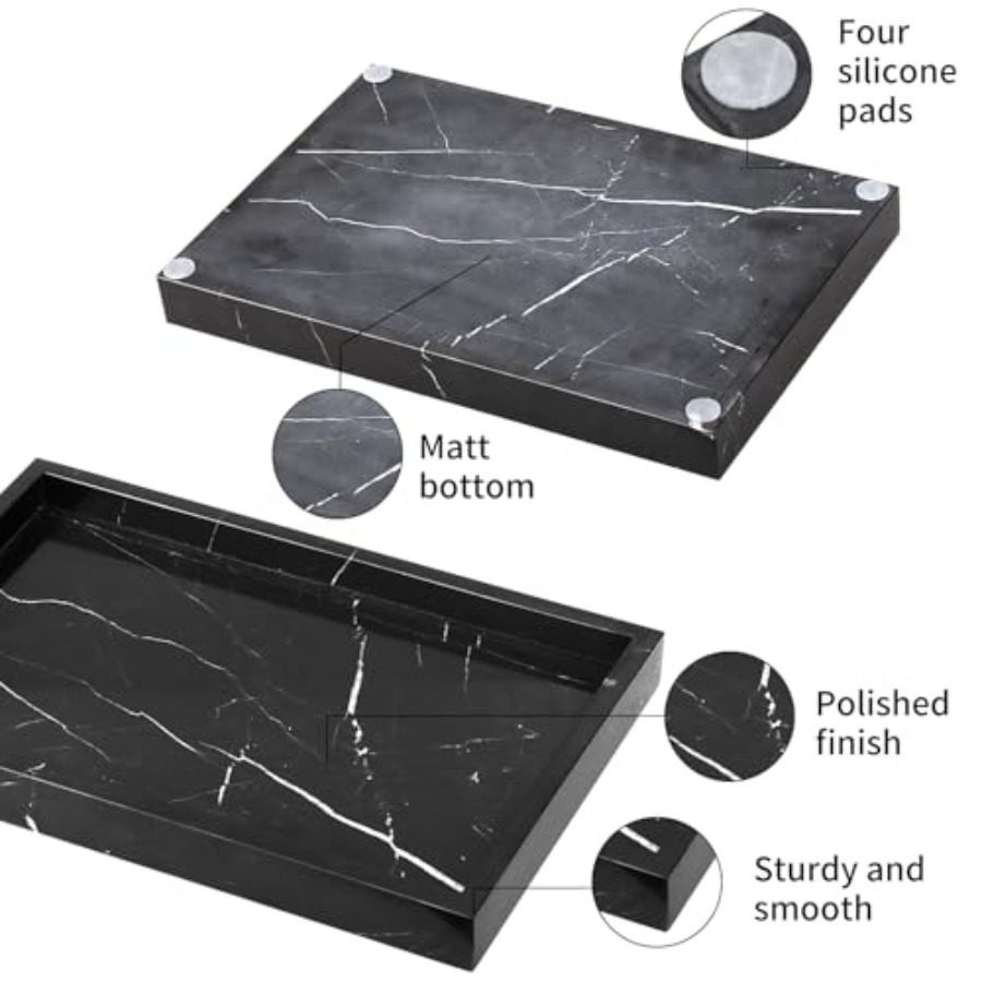 Marble Bathroom Vanity Tray, N – обзор и цена Vanity Home Decor