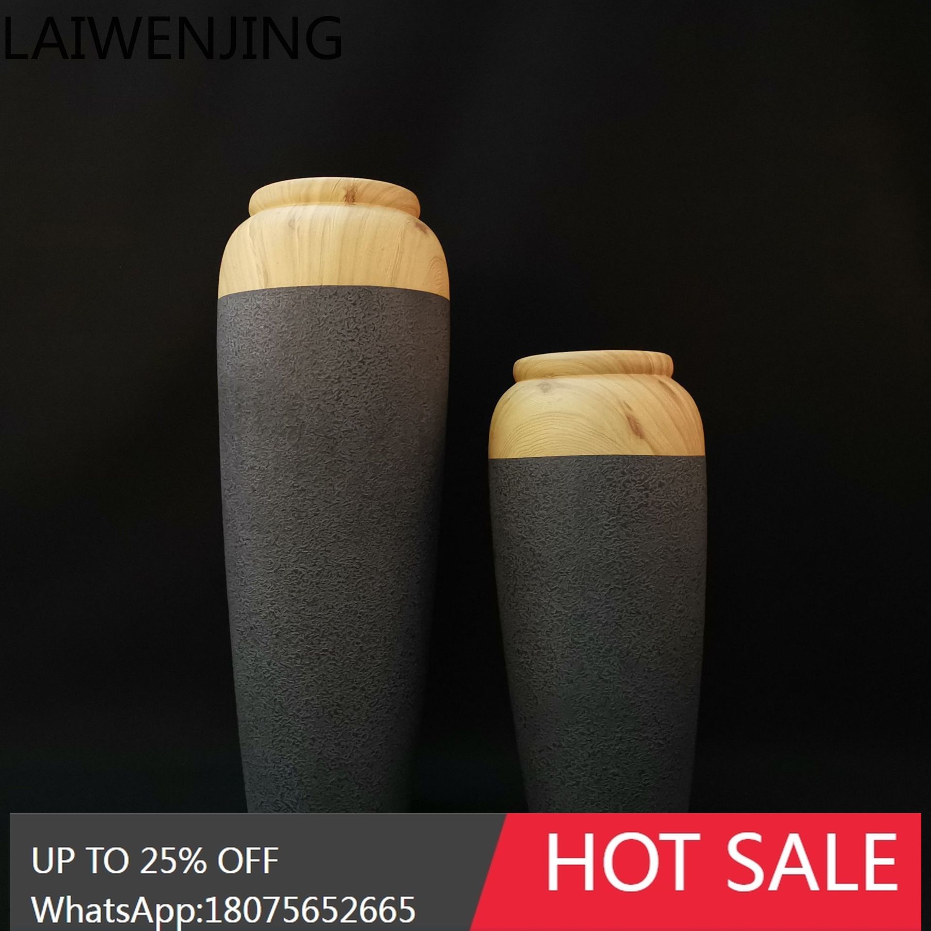 HLZ Nordic Wood Grain Stone Pa – обзор и цена Glass Vase Nordic