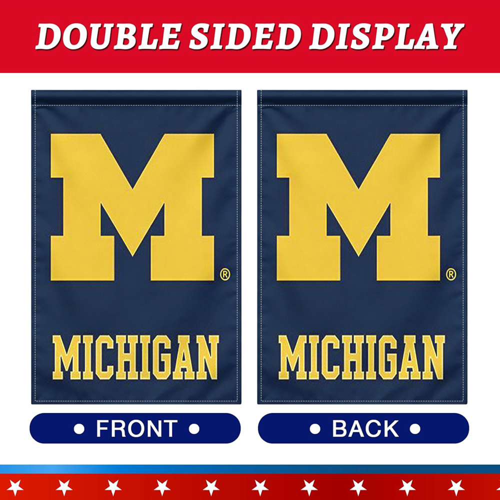 1PC, Michigan Wolverines Garde – обзор и цена Home Decor Logo