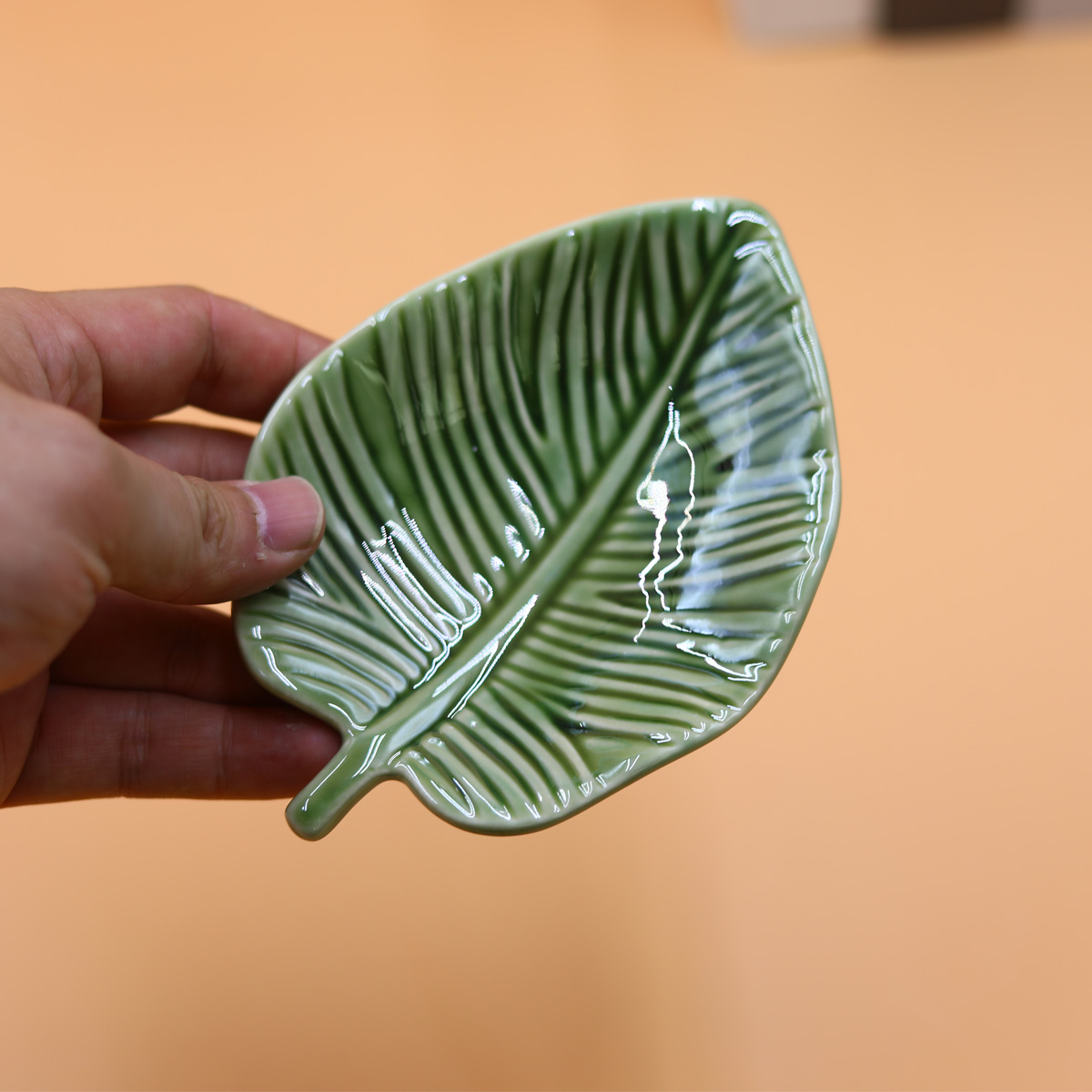 1Pcs Leaf-Shaped Jewelry Organ – обзор и цена Ceramic Trinket Dish