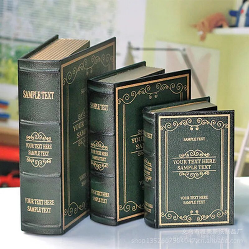 3PCS Fake Books Decoration Woo – обзор и цена Home Decor Modern Organic