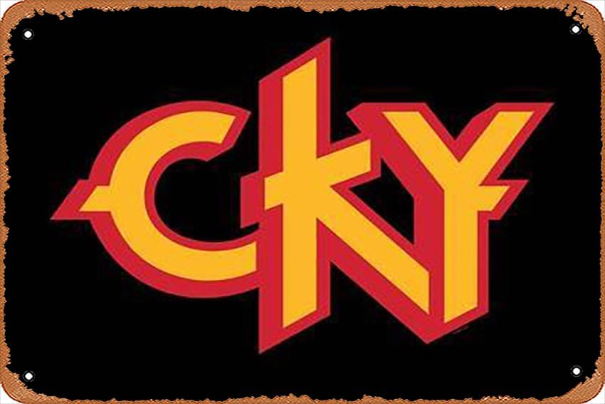 Metal Tin Sign  - CKY Logo Pos – обзор и цена Home Decor Logo