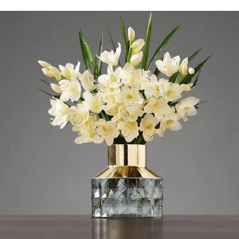 -Nordic Gold Glass Vase Transp – обзор и цена Glass Vase Nordic