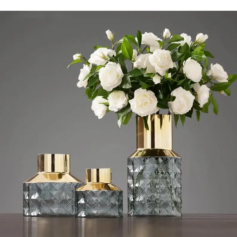 -Nordic Gold Glass Vase Transp – обзор и цена Glass Vase Nordic
