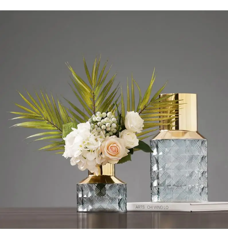 -Nordic Gold Glass Vase Transp – обзор и цена Glass Vase Nordic