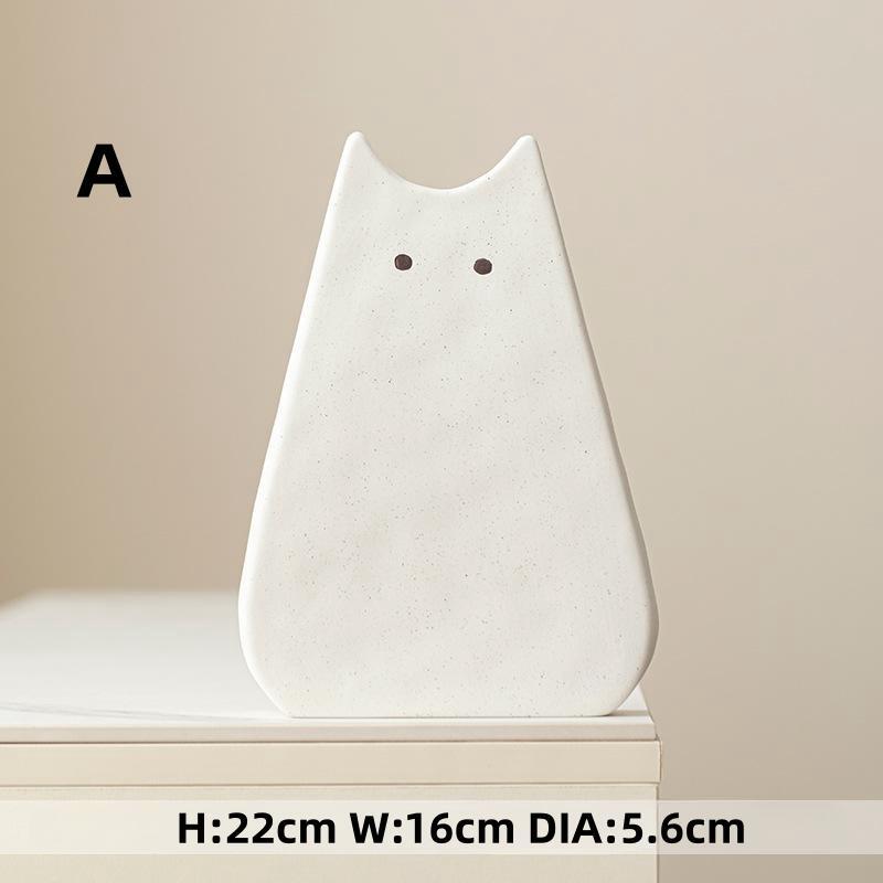 Cute cat-like ceramic vase, No – обзор и цена Glass Vase Nordic