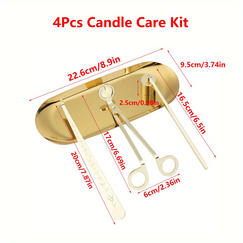 4pcs/set Luxury Candle Care Ki – обзор и цена Home Decor Manufacturers
