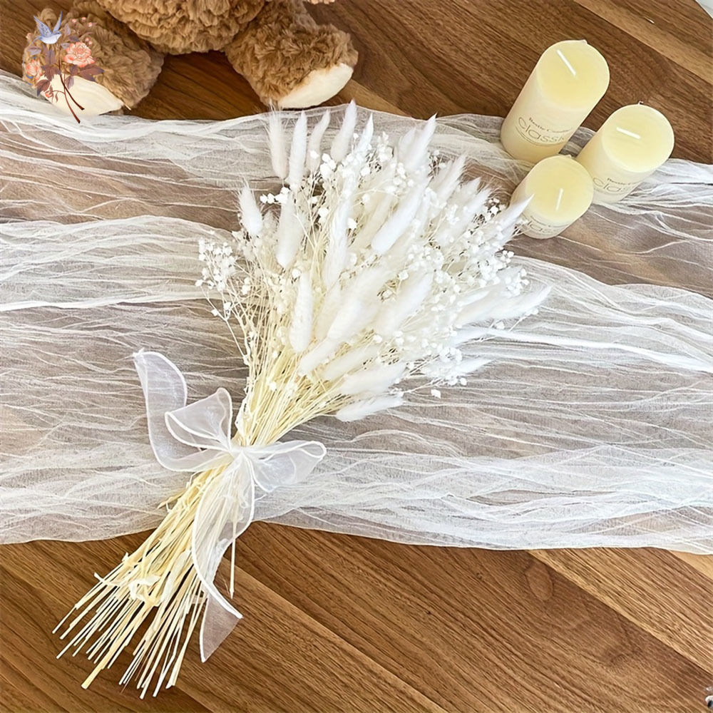 54Pcs White Dried Flower Brida – обзор и цена Dried Flower Bouquet