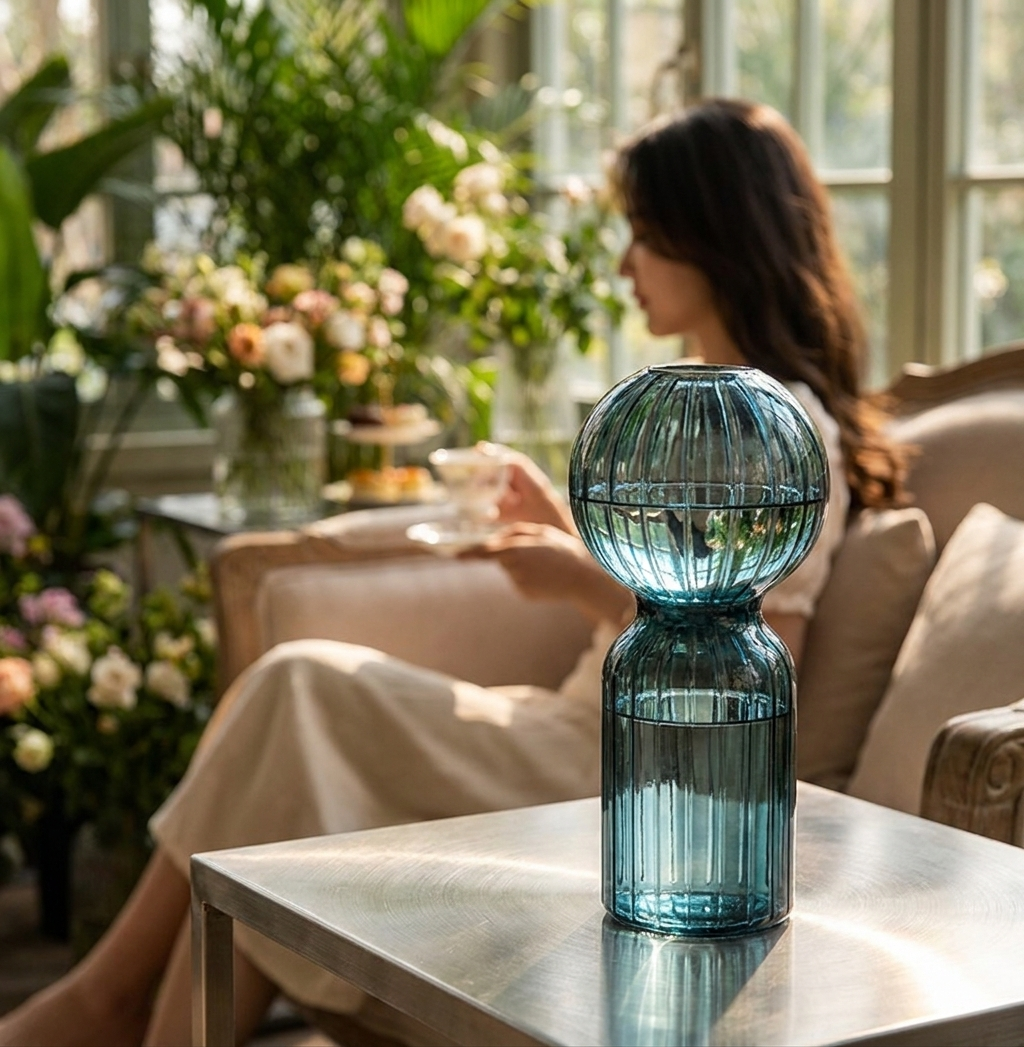 Nordic Striped Color Bubble Gl – обзор и цена Glass Vase Nordic