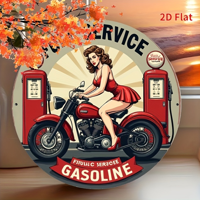 Round Metal Tin Sign Wall Deco – обзор и цена Home Decor Manufacturers