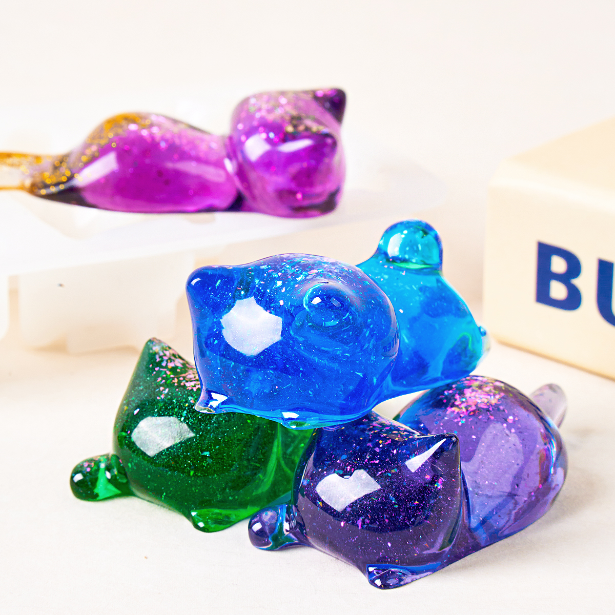 3D Cat Crystal Epoxy Resin Mol – обзор и цена Home Decor Manufacturers