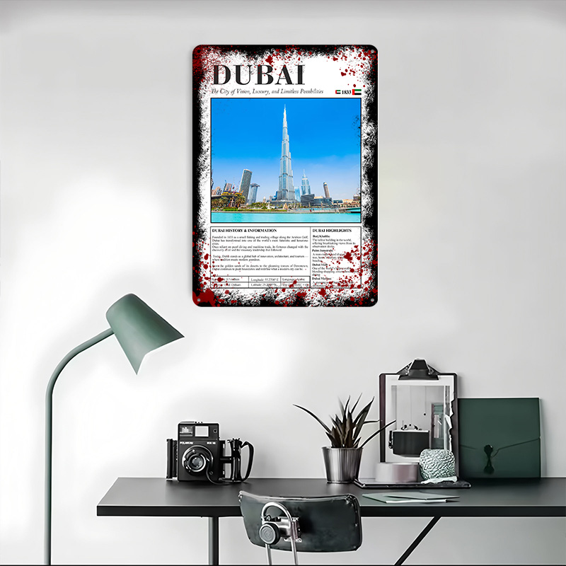 Dubai Cityscape Travel Printed – обзор и цена Home Decor Dubai