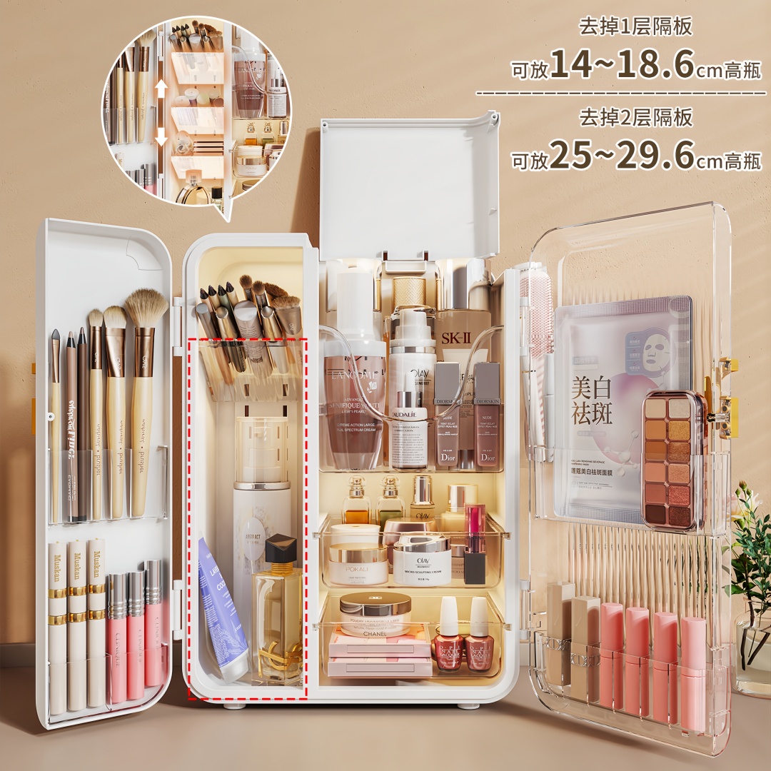 Large Capacity Acrylic Makeup  – обзор и цена Vanity Home Decor