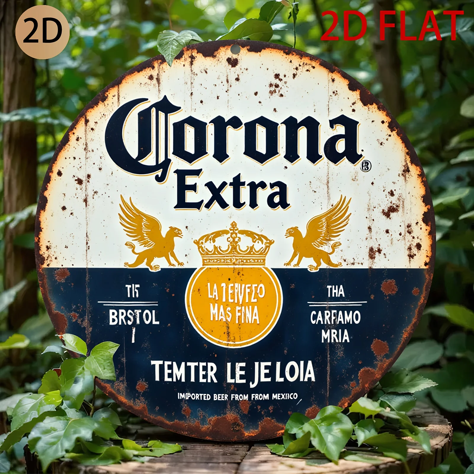 2D Flat, Vintage Corona Extra  – обзор и цена Home Decor Logo