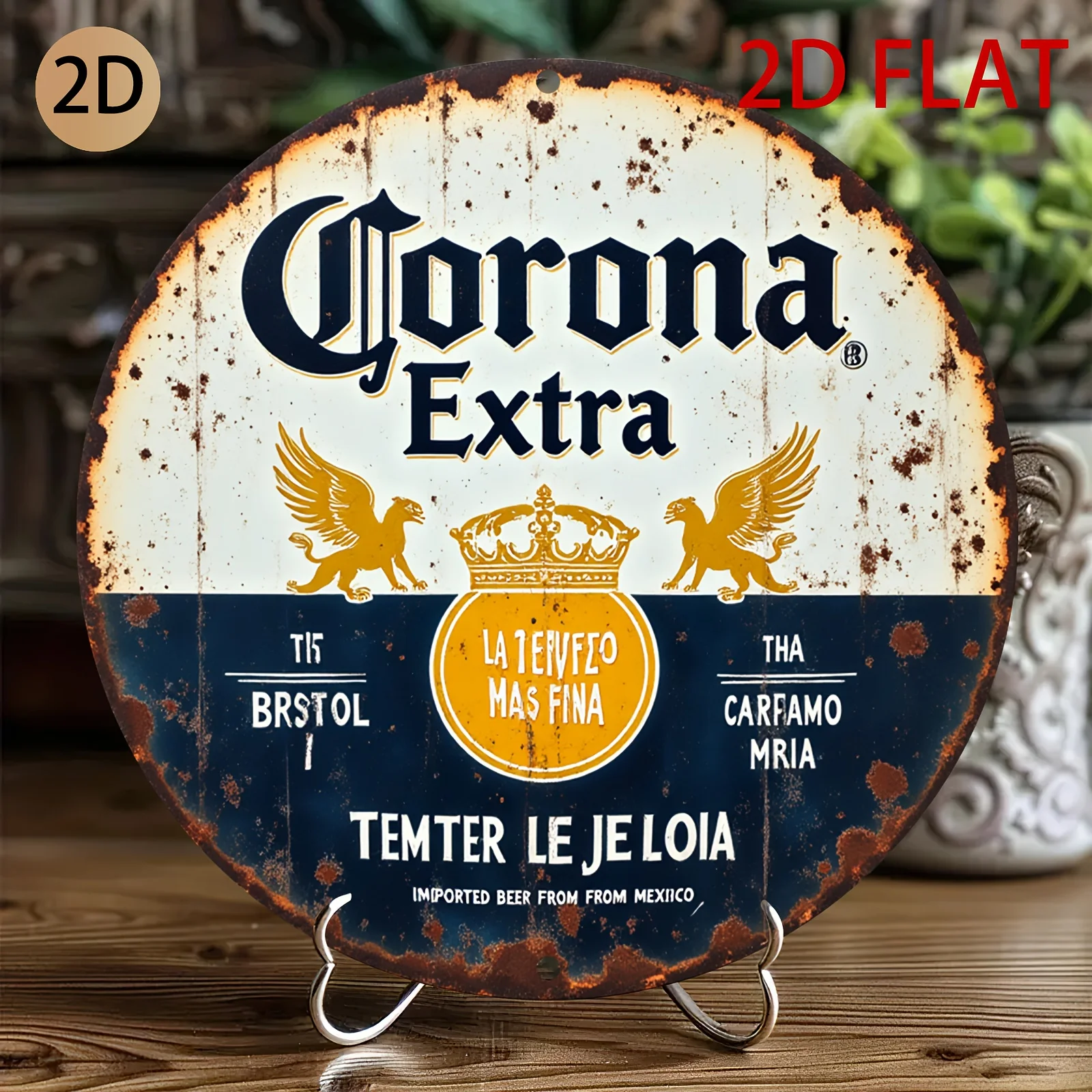2D Flat, Vintage Corona Extra  – обзор и цена Home Decor Logo