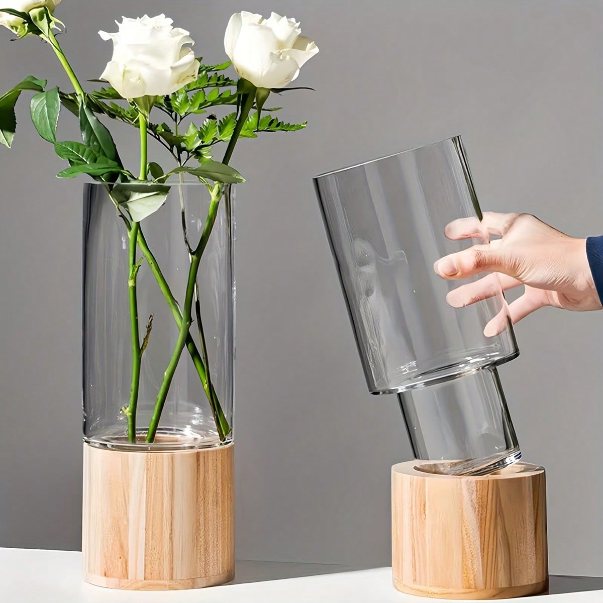 1pc Nordic Style Acrylic Flowe – обзор и цена Glass Vase Nordic
