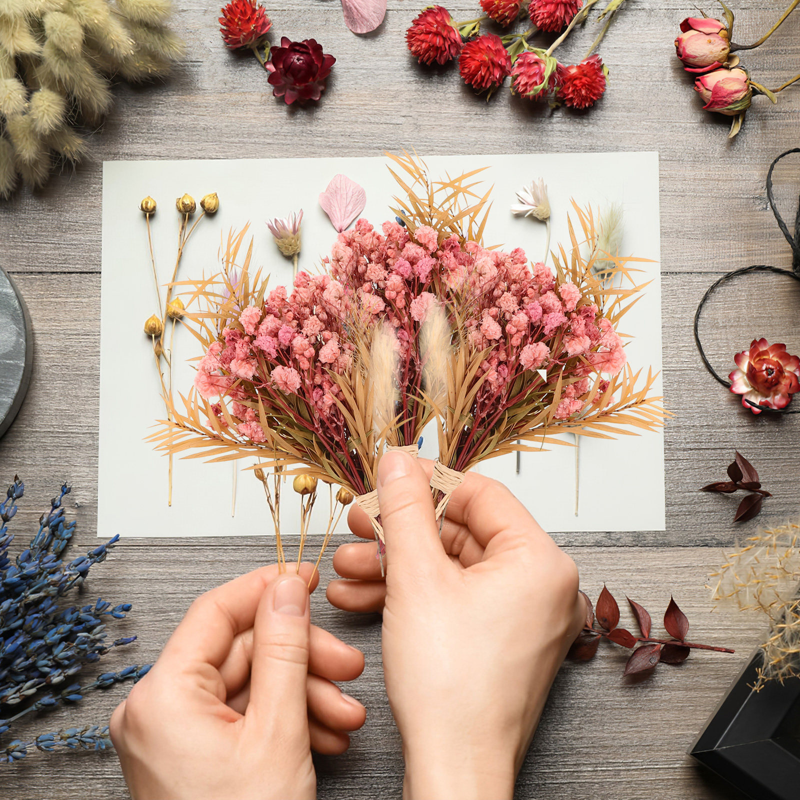 3Pcs Mini Dried Floral Bouquet – обзор и цена Dried Flower Bouquet