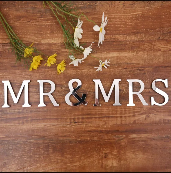 10CM 3D Mirror Letters Wall St – обзор и цена Home Decor Logo