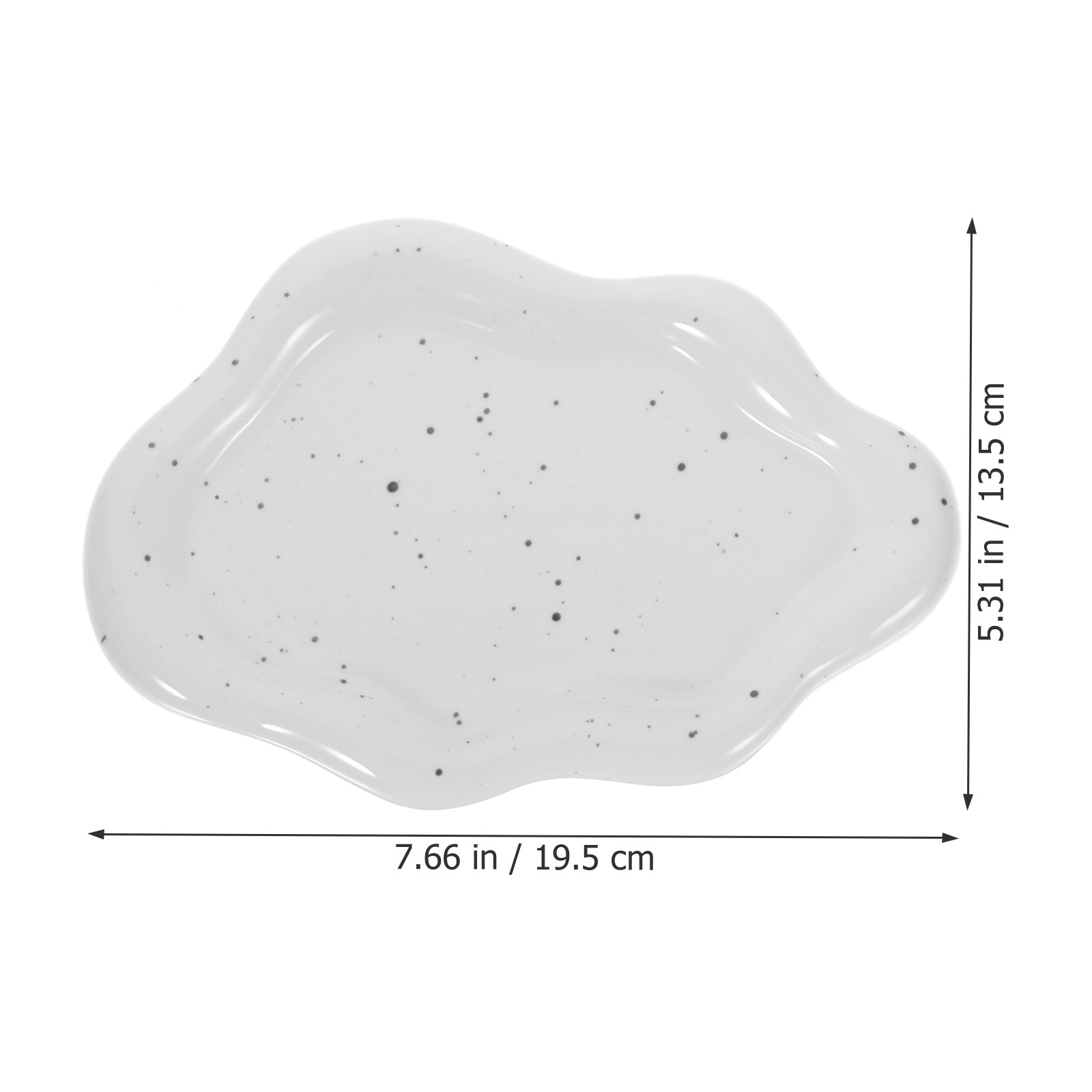 Wide Edge Ceramic Plate Irregu – обзор и цена Ceramic Trinket Dish