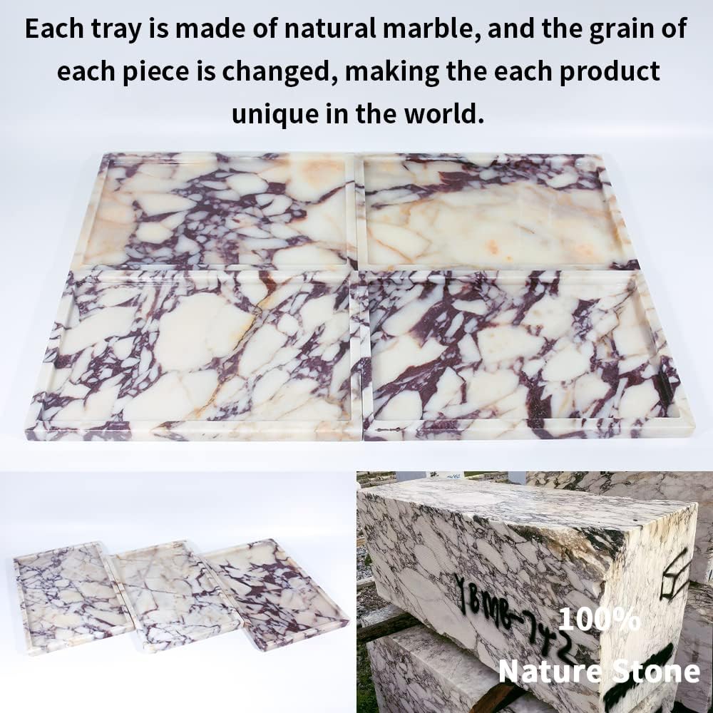 Natural Marble Vanity Tray - J – обзор и цена Vanity Home Decor