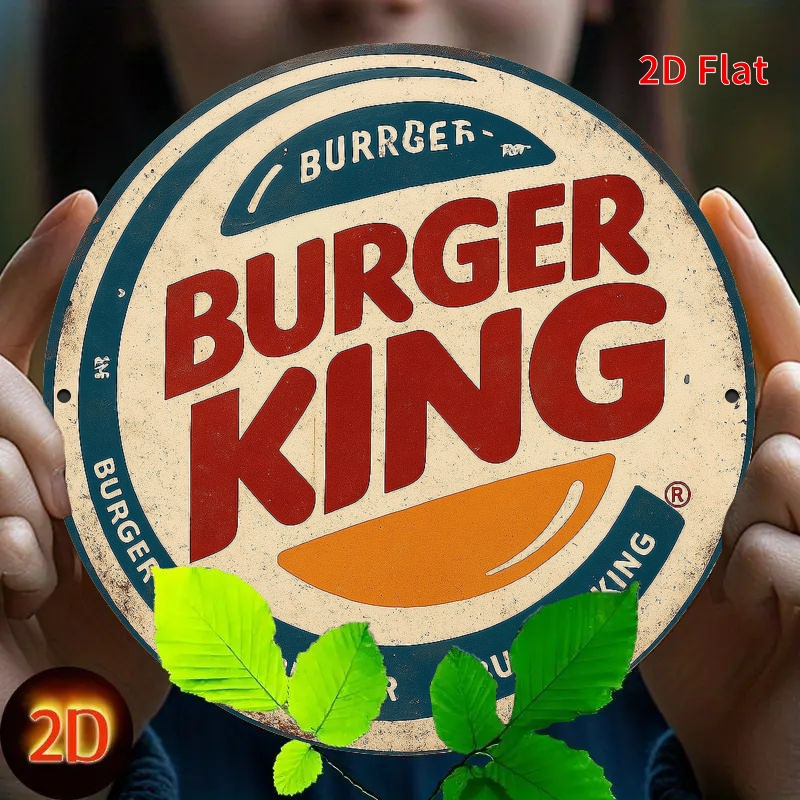 Burger King Retro wooden logo  – обзор и цена Home Decor Logo