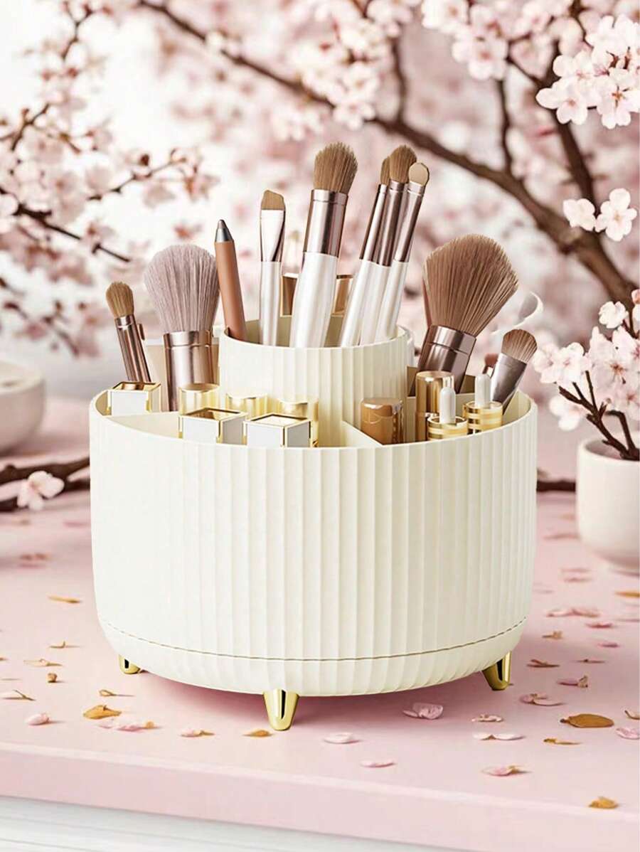 Desktop Rotating Makeup Brush  – обзор и цена Vanity Home Decor