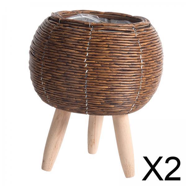 Woven Basket with Stand Indoor – обзор и цена Home Decor Rattan