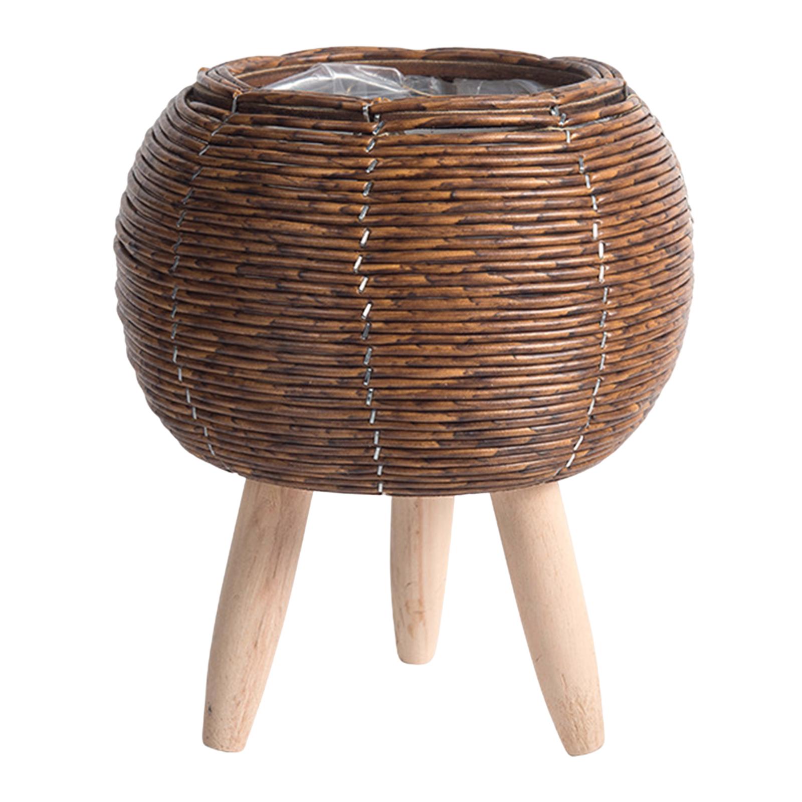 Woven Basket with Stand Indoor – обзор и цена Home Decor Rattan