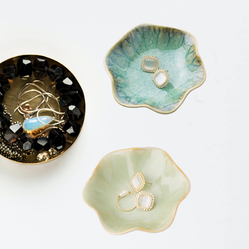 Ceramic Lotus Leaf Jewelry Tra – обзор и цена Ceramic Trinket Dish