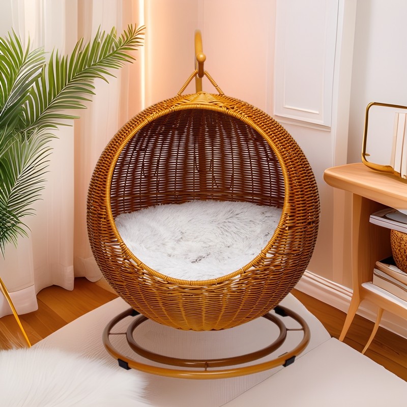 Rattan Hanging Cat Bed Soft Cu – обзор и цена Home Decor Rattan