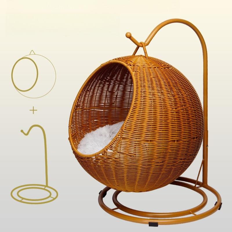 Rattan Hanging Cat Bed Soft Cu – обзор и цена Home Decor Rattan